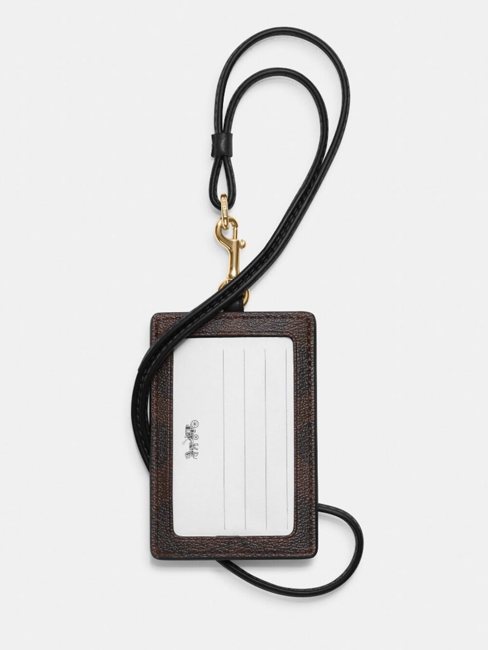 Coach Id Lanyard In Signature Canvas - Picture 2 of 3